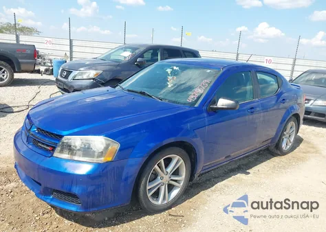 2014 Dodge Avenger Se z USA, uszkodzony, nr VIN 1C3CDZAB3EN162502